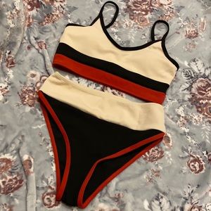 NWOT high waisted bikini set